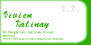 vivien kalinay business card